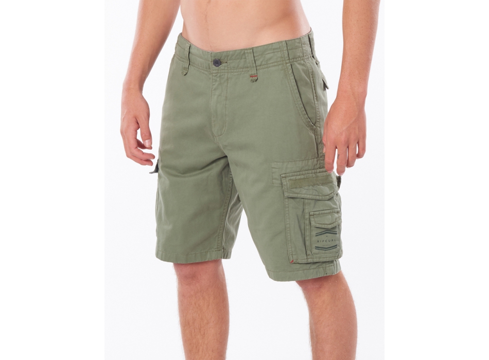 RIP CURL TRAIL CARGO WALKSHORTS 21" MID GREEN