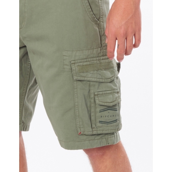 RIP CURL TRAIL CARGO WALKSHORTS 21" MID GREEN