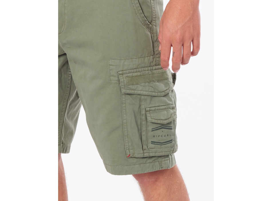 RIP CURL TRAIL CARGO WALKSHORTS 21" MID GREEN