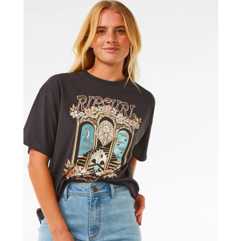 RIP CURL TROPIACL TOUR HERITAGE T-SHIRT DONNA