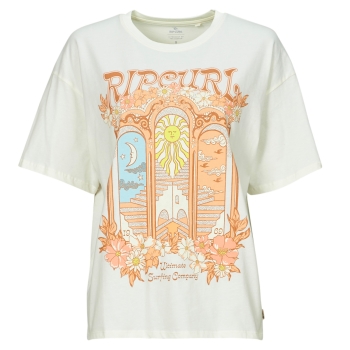 RIP CURL TROPICAL TOUR HERITAGE T-SHIRT DONNA BONE
