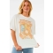 RIP CURL TROPICAL TOUR HERITAGE T-SHIRT DONNA BONE