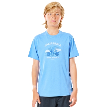 RIP CURL TUCKITO T-SHIRT RAGAZZO ELECTRIC BLUE