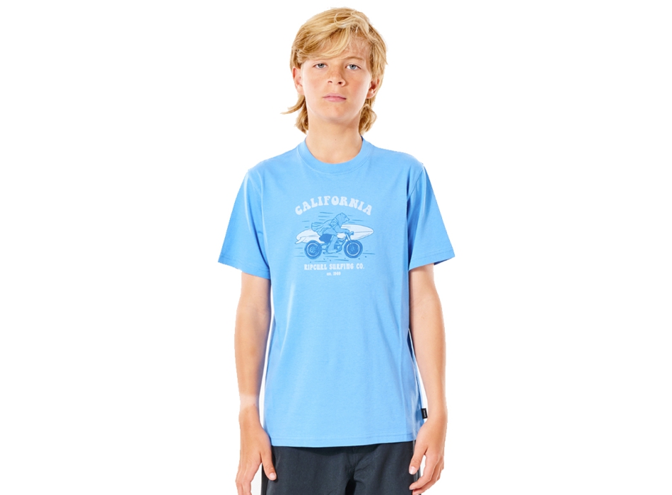 RIP CURL TUCKITO T-SHIRT RAGAZZO ELECTRIC BLUE