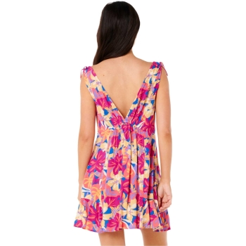 RIP CURL VESTITO ES VEDRA COVER UP PARTY DRESS MULTI