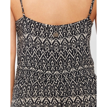 RIP CURL VESTITO LUNGO IKAT GEO LONG DRESS NAVY