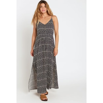 RIP CURL VESTITO LUNGO IKAT GEO LONG DRESS NAVY