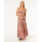 RIP CURL VESTITO LAS DALIAS MAXI DRESS BLUE