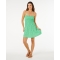 RIP CURL VESTITO SURF SIDE SHIRRED DRESS LIGHT GREEN