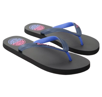 RIP CURL WETTY FADE BLOOM OPEN TOE INFRADITO NAVY