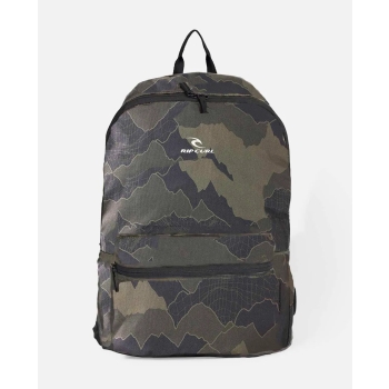 RIP CURL ZAINO PACKABLE BACKPACK 17L BLACK