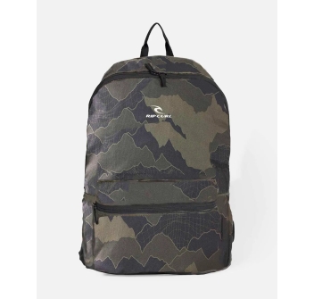 RIP CURL ZAINO PACKABLE BACKPACK 17L BLACK