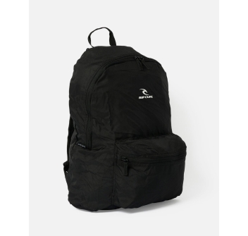 RIP CURL ZAINO PACKABLE BACKPACK 17L BLACK