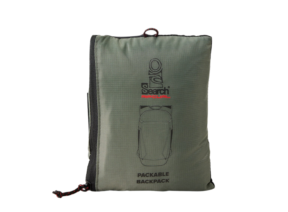 RIP CURL ZAINO SEARCH PACKABLE BACKPACK 25L DEEP CACTUS