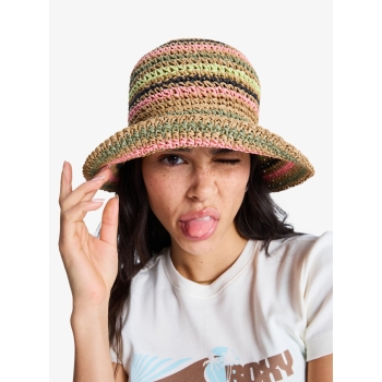 ROXY CANDIED PEACY CAPPELLO BUCKET IN PAGLIA