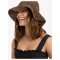 ROXY FOOLISH SHOREBIRD CAPPELLO IN PAGLIA ANTHRACITE