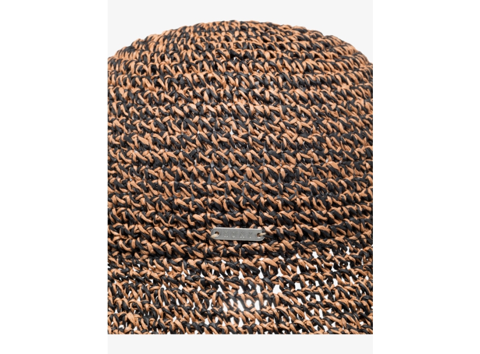 ROXY FOOLISH SHOREBIRD CAPPELLO IN PAGLIA ANTHRACITE