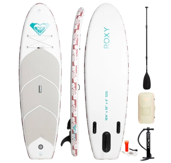 ROXY ISUP MOLOKAI YOGA 10'6" SUP GONFIABILE SMOKED PEARL COMPLETO