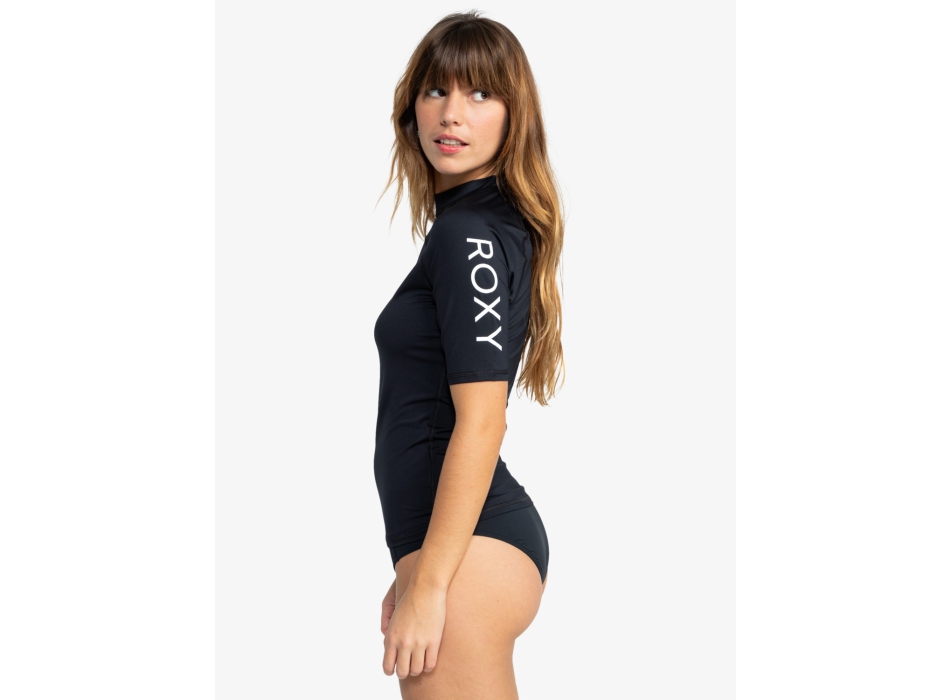 ROXY LYCRA MANICA CORTA WHOLE HEART DONNA UPF50 BLACK