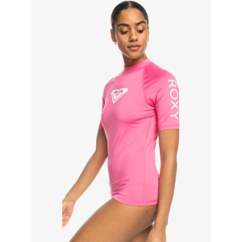 ROXY LYCRA MANICA CORTA WHOLE HEART DONNA UPF50 PINK
