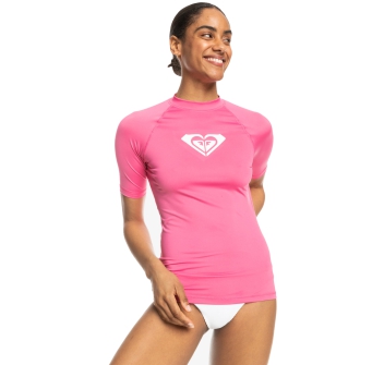 ROXY LYCRA MANICA CORTA WHOLE HEART DONNA UPF50 PINK