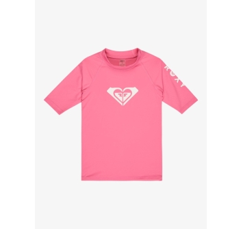 ROXY LYCRA MANICA CORTA WHOLE HEART RAGAZZA 2-7 ANNI UPF50 SANGRIA SUNSET