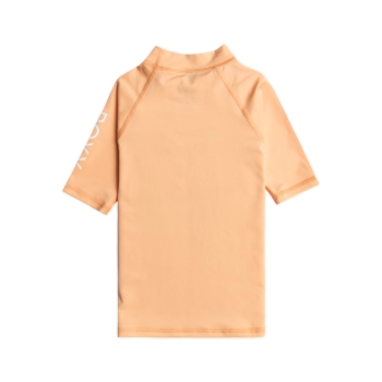 ROXY LYCRA MANICA CORTA WHOLE HEART RAGAZZA UPF50 PEACH FUZZ