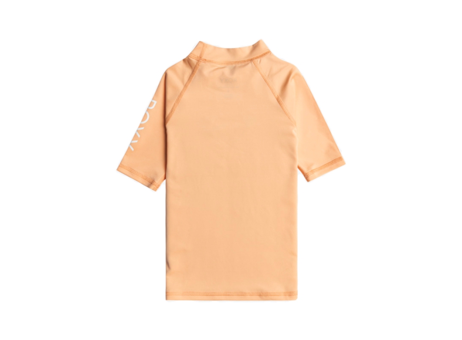 ROXY LYCRA MANICA CORTA WHOLE HEART RAGAZZA UPF50 PEACH FUZZ