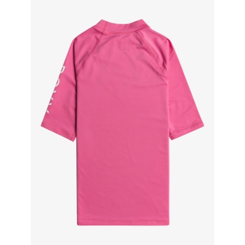 ROXY LYCRA MANICA CORTA WHOLE HEART RAGAZZA UPF50 PINK