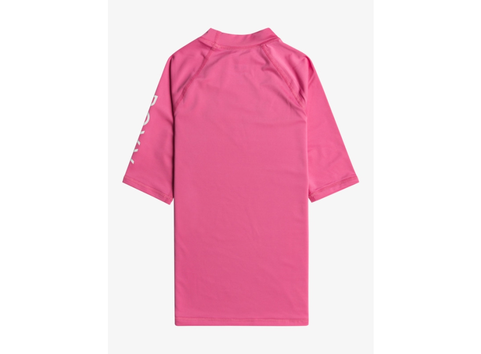 ROXY LYCRA MANICA CORTA WHOLE HEART RAGAZZA UPF50 PINK