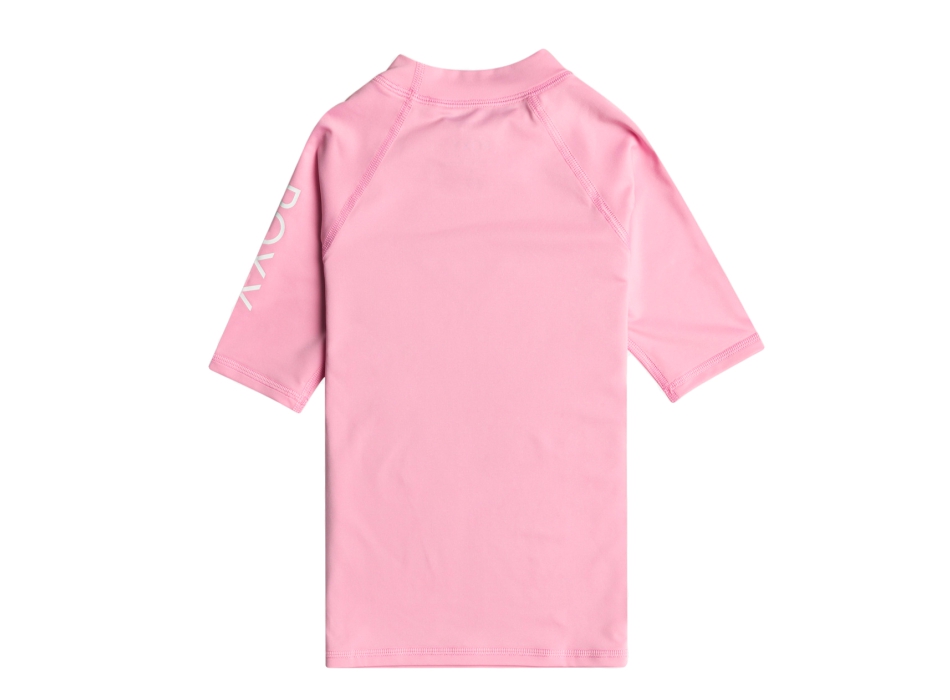 ROXY LYCRA MANICA CORTA WHOLE HEART RAGAZZA UPF50 PINK PRISM
