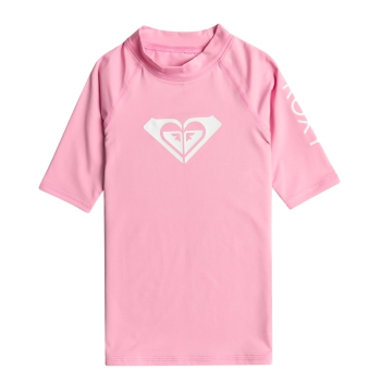 ROXY LYCRA MANICA CORTA WHOLE HEART RAGAZZA UPF50 PINK PRISM
