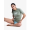 ROXY LYCRA MANICA CORTA WHOLE HEARTED DONNA UPF50 OIL GREEN