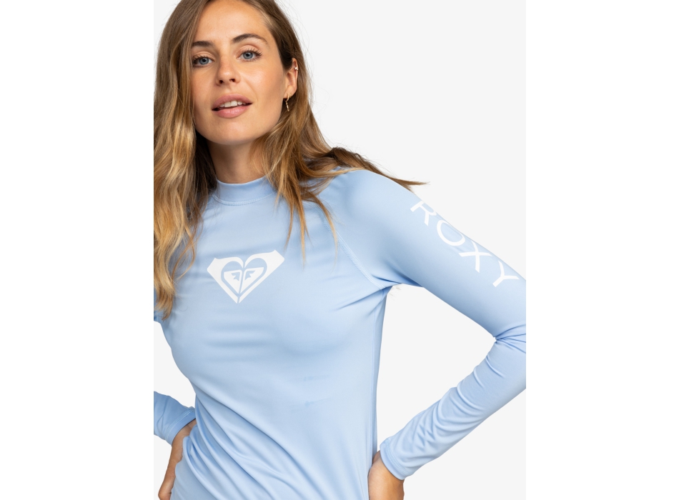 ROXY LYCRA MANICA LUNGA WHOLE HEART DONNA UPF50 BEL AIR BLUE