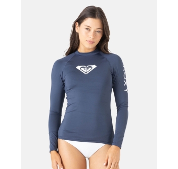 ROXY LYCRA MANICA LUNGA WHOLE HEARTED DONNA UPF50 INDIGO BLUE