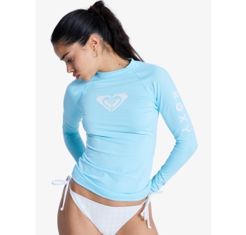 ROXY LYCRA MANICA LUNGA WHOLE HEARTED DONNA UPF50 OIL GREEN