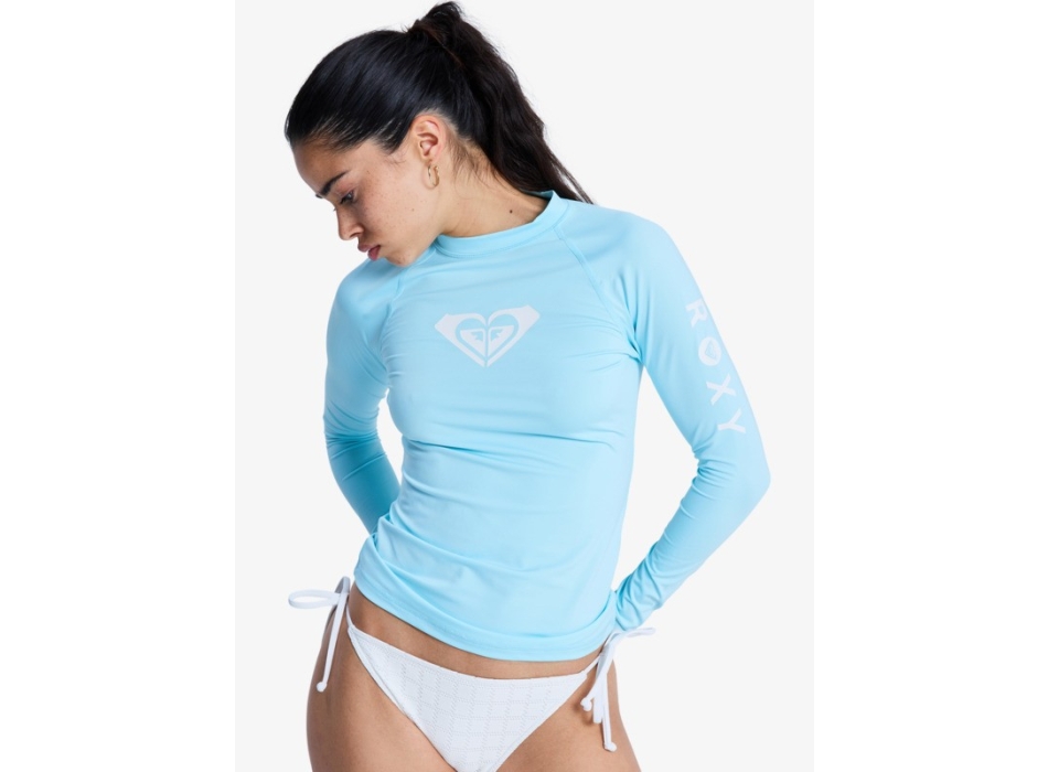 ROXY LYCRA MANICA LUNGA WHOLE HEARTED DONNA UPF50 OIL GREEN