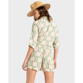 ROXY PANTALONCINO SHORT LEKEITIO BREAK HIGH PRINTED BASIL PARTY WAVES