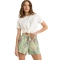 ROXY PANTALONCINO SHORT LEKEITIO BREAK MID PRINTED FOAM GREEN COASTAL BREEZE