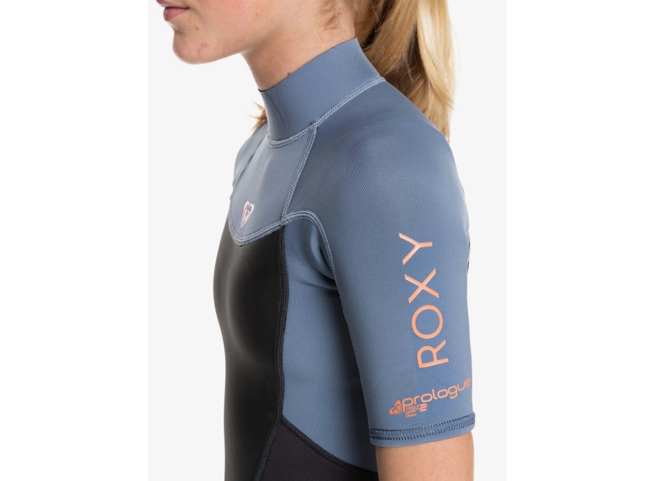 ROXY PROLOGUE 2/2 BACK ZIP MUTA CORTA RAGAZZA 2-16 ANNI