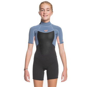 ROXY PROLOGUE 2/2 BACK ZIP MUTA CORTA RAGAZZA 2-16 ANNI