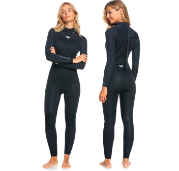 ROXY PROLOGUE 4/3 BACK ZIP MUTA INTERA DONNA BLACK