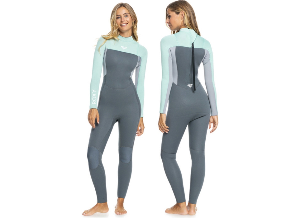 ROXY PROLOGUE 4/3 BACK ZIP MUTA INTERA DONNA ICE GREEN
