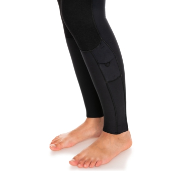 ROXY SWELL SERIES 5/4/3 FRONT ZIP MUTA INTERA CON CAPPUCCIO DONNA JET BLACK