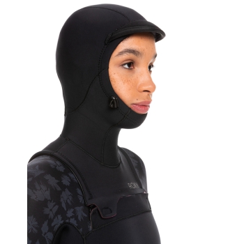 ROXY SWELL SERIES 5/4/3 FRONT ZIP MUTA INTERA CON CAPPUCCIO DONNA JET BLACK