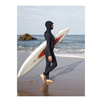 ROXY SWELL SERIES 5/4/3 FRONT ZIP MUTA INTERA CON CAPPUCCIO DONNA JET BLACK