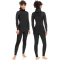 ROXY SWELL SERIES 5/4/3 FRONT ZIP MUTA INTERA CON CAPPUCCIO DONNA JET BLACK