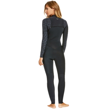 ROXY SWELL SERIES 5/4/3  MUTA DONNA FRONT ZIP BLACK