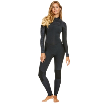 ROXY SWELL SERIES 5/4/3  MUTA DONNA FRONT ZIP BLACK