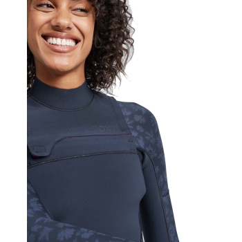 ROXY SWELL SERIES 5/4/3  MUTA DONNA FRONT ZIP BLACK